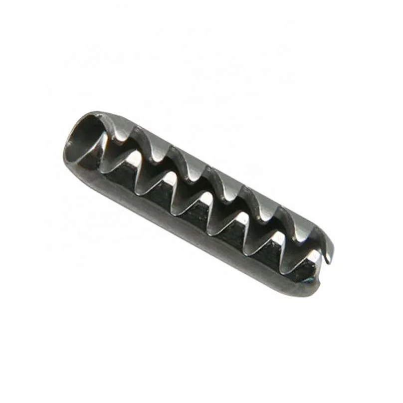 
TOP Steel Toothed Slotted Spring Pins Roll-Type Pins 