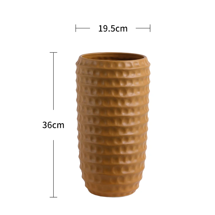 Top sale wedding vase decoration custom matt large flower vase set porcelain for home decor.jpg