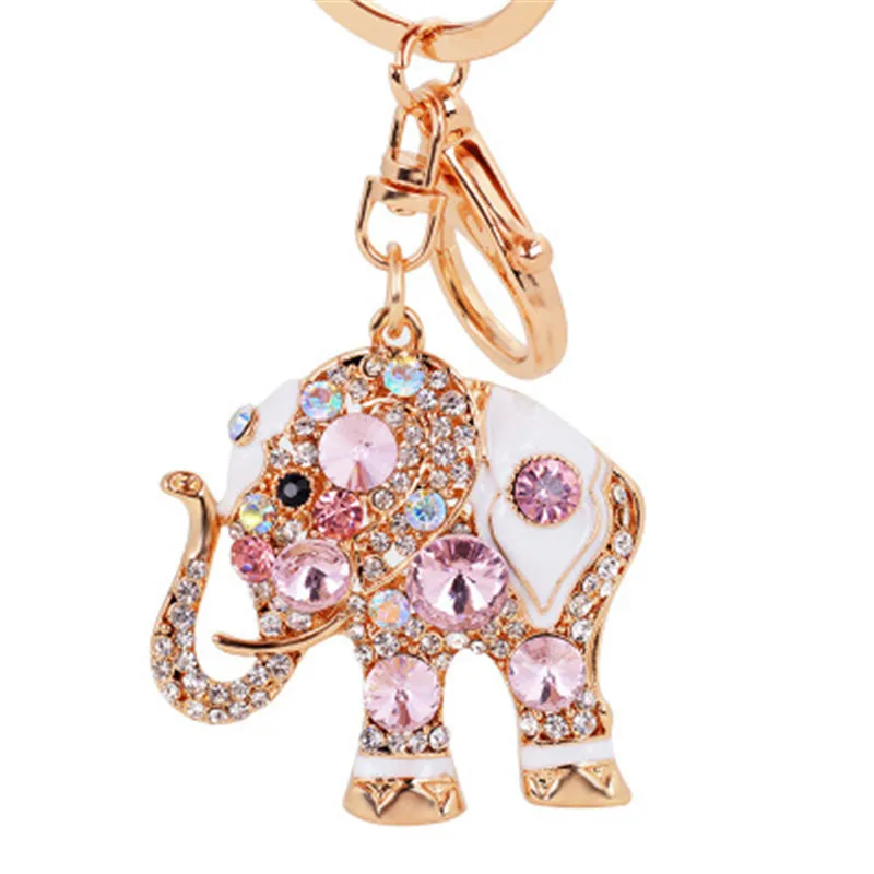 rhinestone elephant figurine