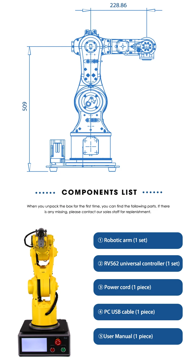 Robot Arm 6 Axis Oem