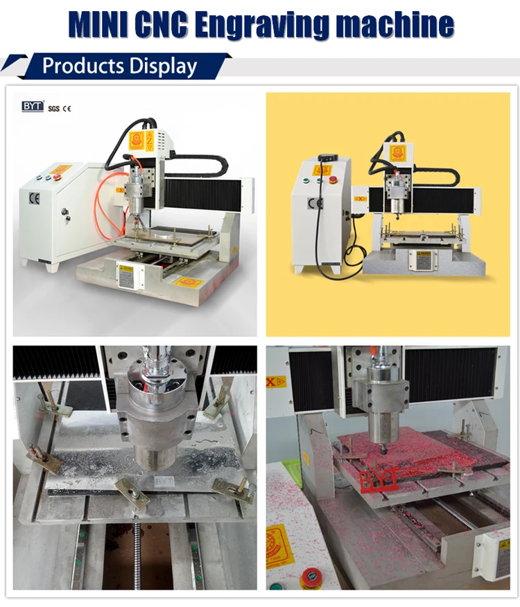 Bjd4040 Small Cnc Router Metal Glass Engraving Machine For Wood,Metal