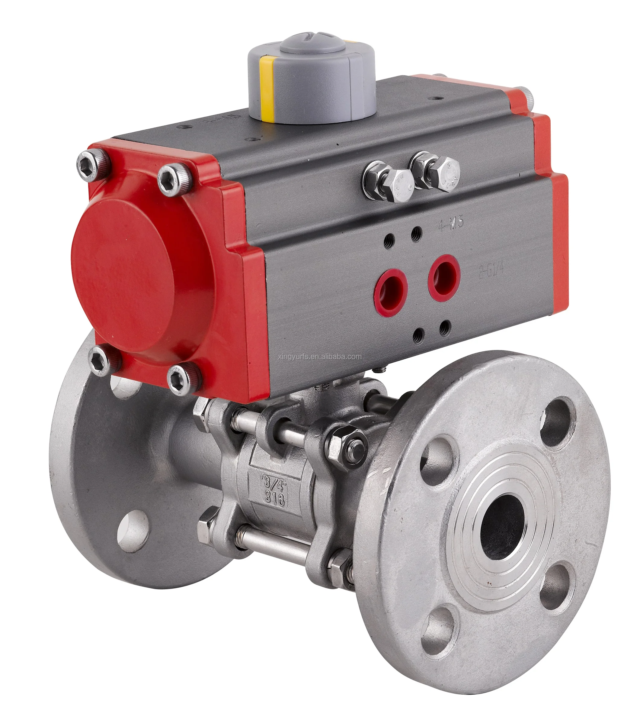 At Series Rat063 Size Aluminum Alloy Spring Return Double Acting