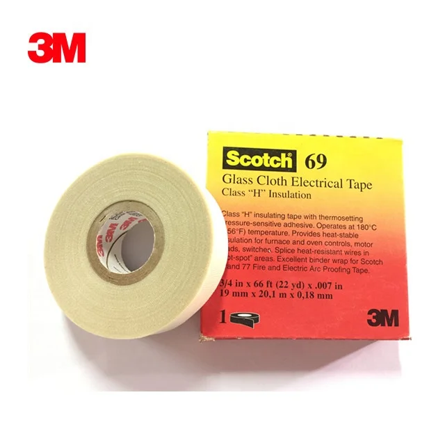 3M Scotch 69 Tape, Premium Glass Cloth