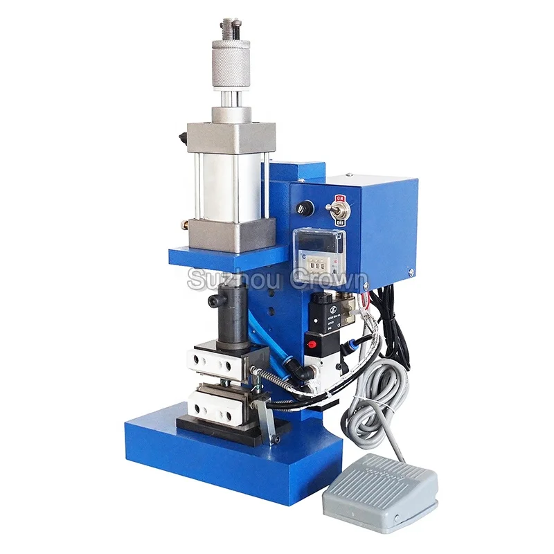 Pneumatic Small Thermocouple Wire Heat Stripping Machine Nylon Braided