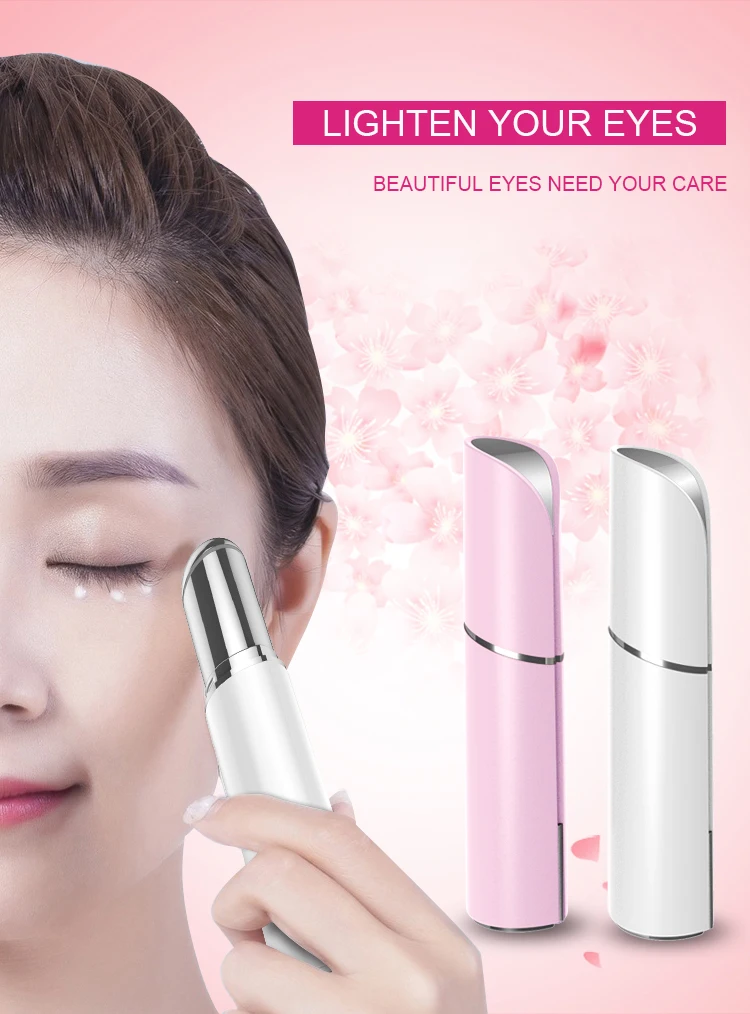 Mini Electric Vibration Face Eye Massager Anti-Aging Wrinkle Dark Circle Rejuvenation Removal Pen Portable Beauty Care Pen