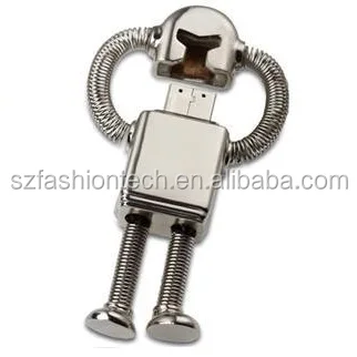 Metal Robot model USB 2.0 Memory Stick Flash pen Drive 64GB 8GB 16GB 32GB USB gadget - ANKUX.COM