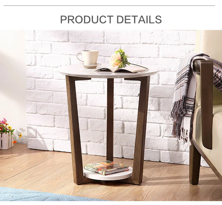 Nordic modern living room simple corner mobile small round phone table furniture sofa sides table