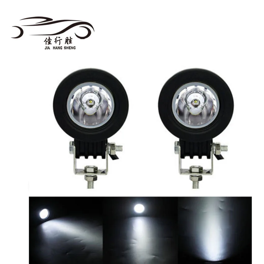 JHS Factory Supply Cheap spot 10W 2Inch Round LED Work Light for motorcycle bike