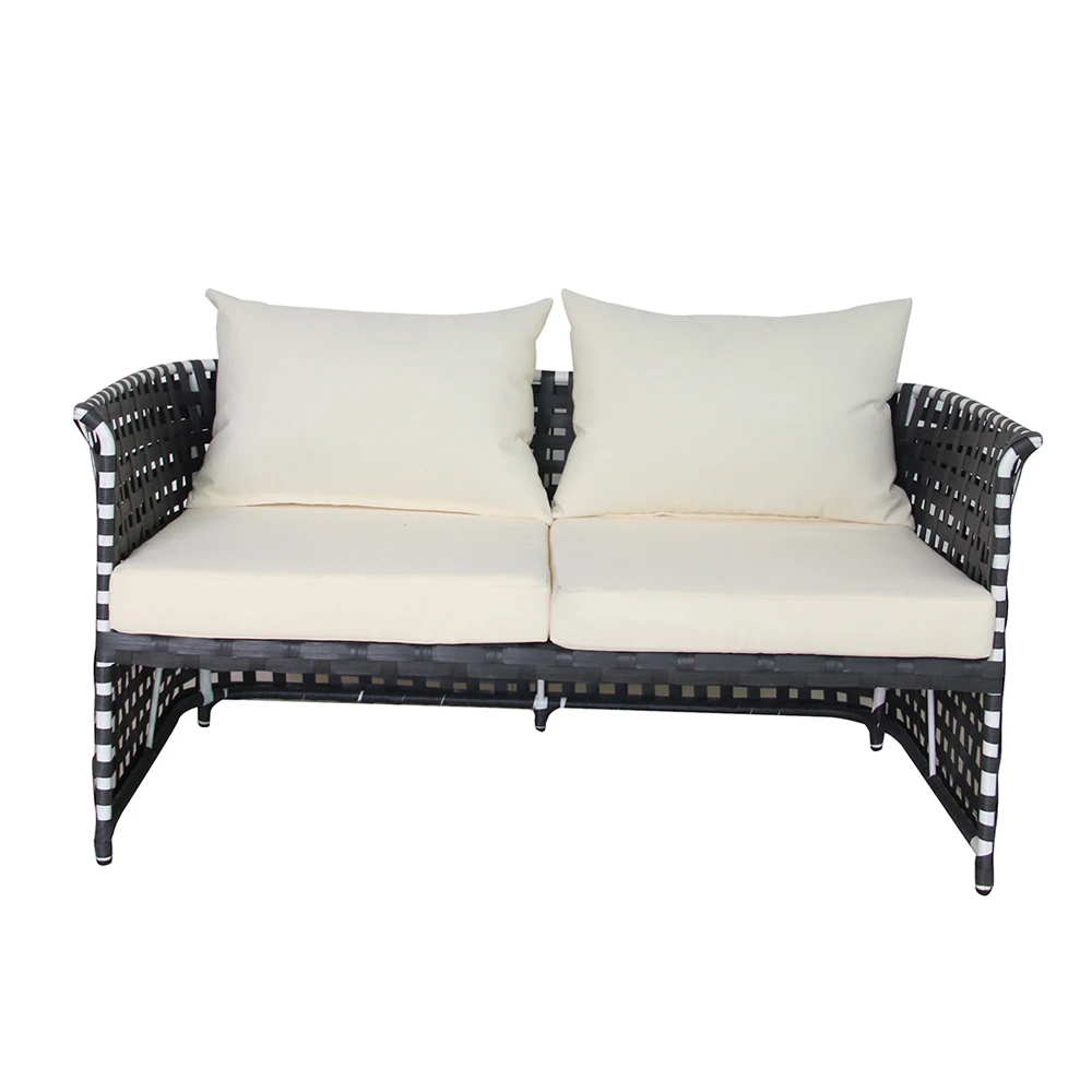Wholesale Flat Pack Rattan Furniture Outdoor Sofa Rattan Wicker Sofa