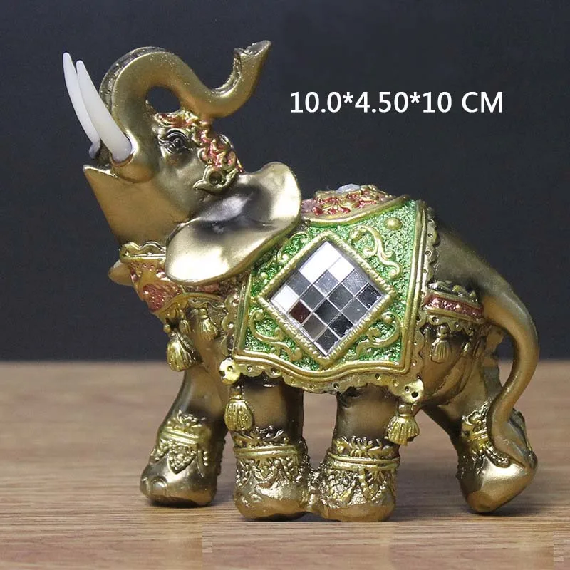 Elephant Resin Souvenir Gift Animal Decor Elephant Figurine Home Decore Statues