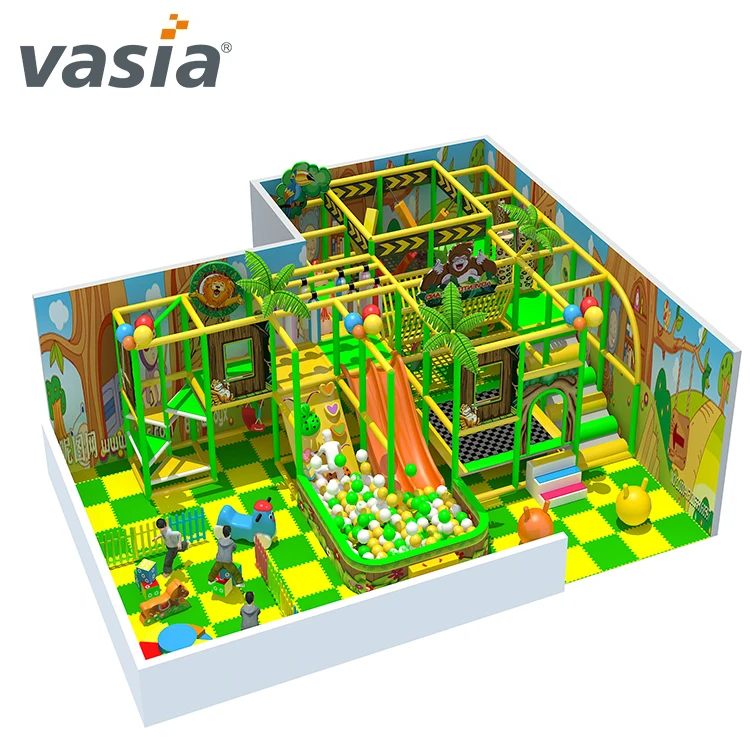 Large Playground Slide Trampoline Park Indoor Jungle Gym Buy Indoor