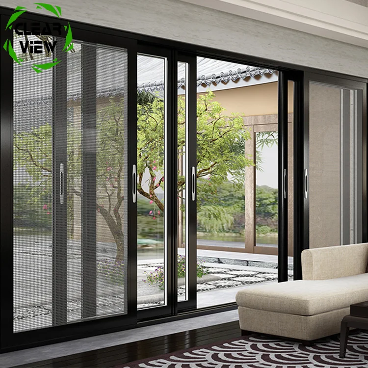 Clearview Furnishing as2047\/as1288 standard factory pictures external aluminum sliding door