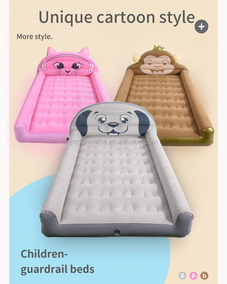 High Quality Modern Soft Flocking Portable Toddler Travel Bed