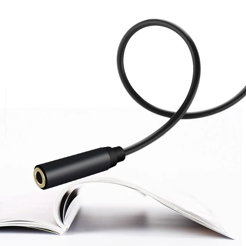 Microphone Mic 2.2m Extension Cable For Cellphone Smartphone Mic