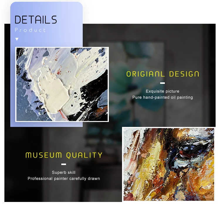 Hot Selling Abstract Oil Canvas Hand Painting Handpainted Custom Modern Wall Decoration Horse Painting Customized Living Room
