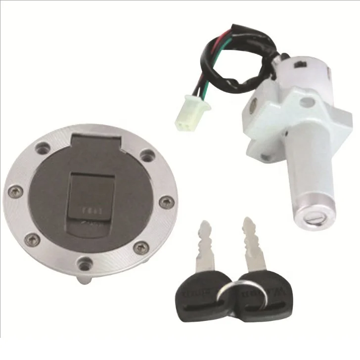 WY125 Motorcycle Lock Key Set Electric Ignition Switch Fuel Tank C ap ...