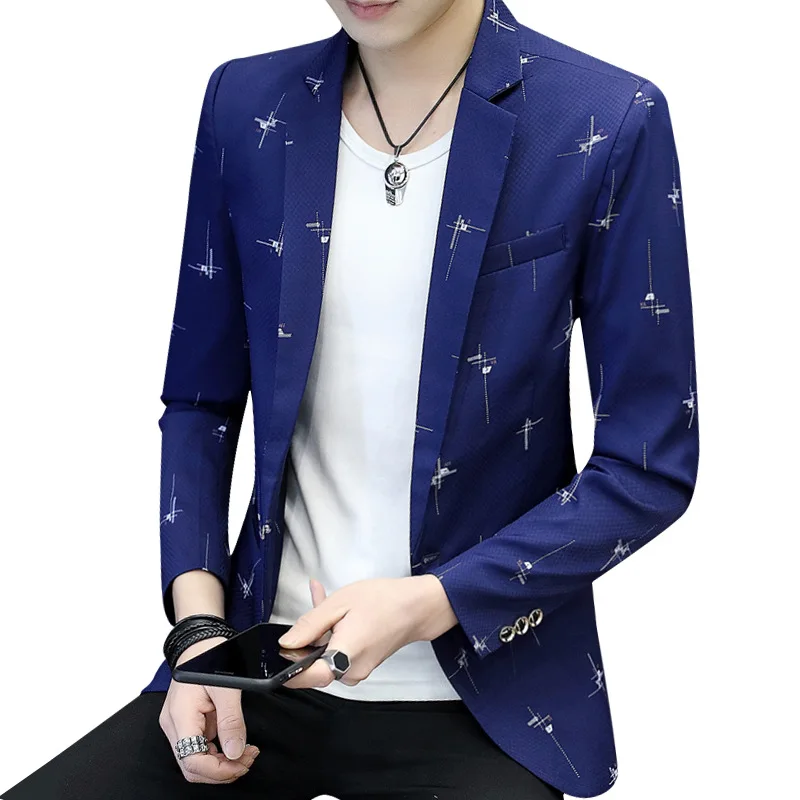 Black Purple Blazer for Men Rose Jacquard Print Slim Fit Blazer Stylish  Blazer Business Casual Party Wedding Suit Coat