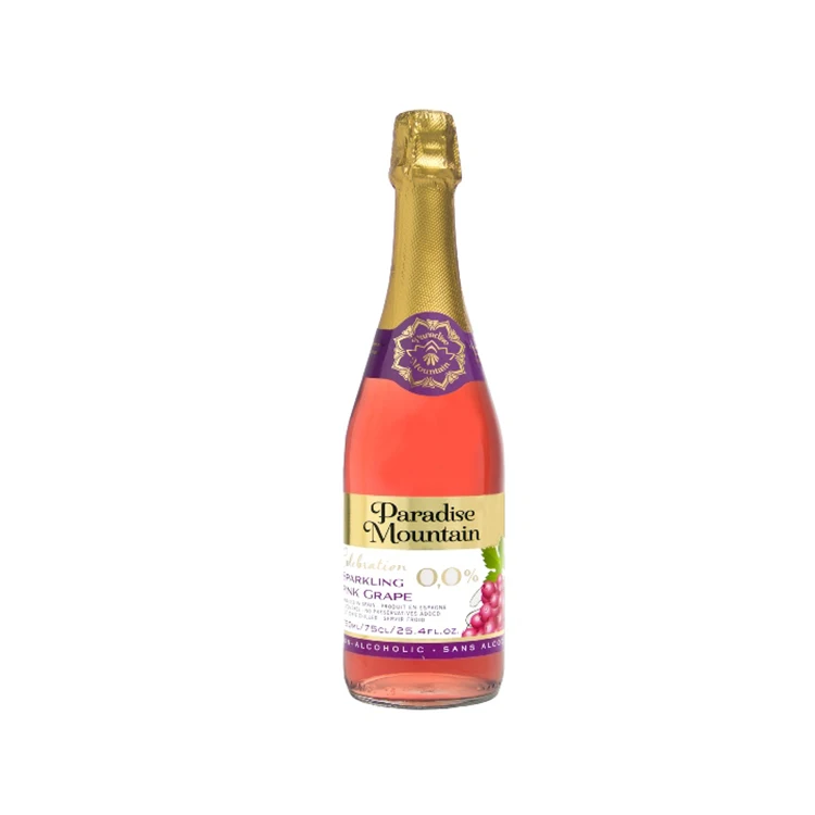 ""paradise Mountain"" Sparkling Rose Grape Juice Drink 6x75cl Buy