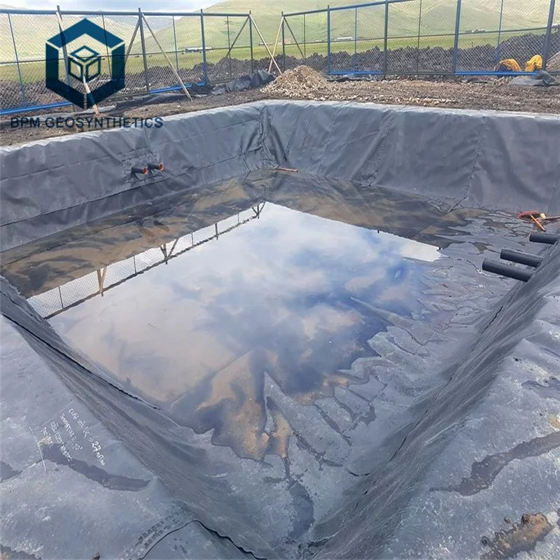 Bpm Geosynthetics High Quality Hdpe Geomembrane Black High Density