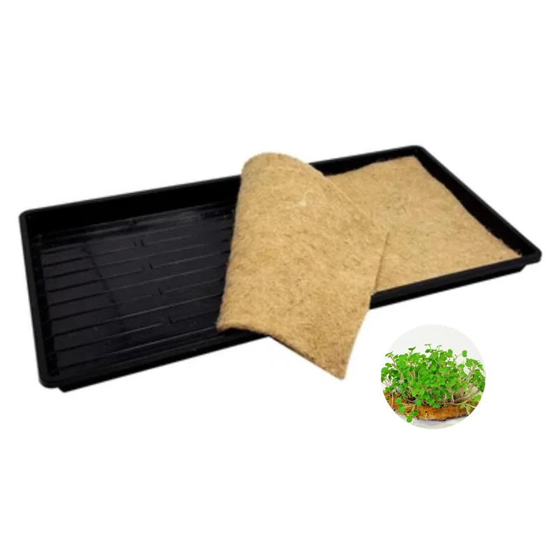 Eco Biodegradable Jute Plant Grow Mat Hydroponic Grow Pads Organic For