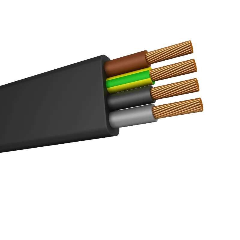 Baja Tensión H07vvh6f 4 Core 2.5mm2 Funda De Pvc Plano Multiconductor