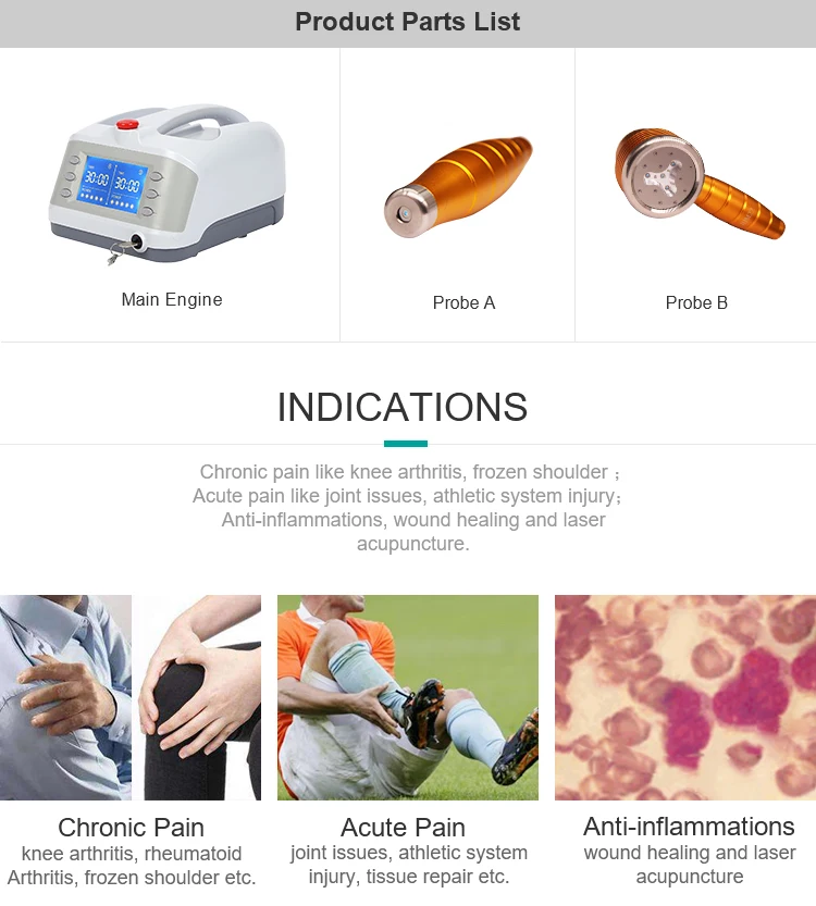 Multifunctional Semiconductor Laser Treatment Instrument Hy30d Laser