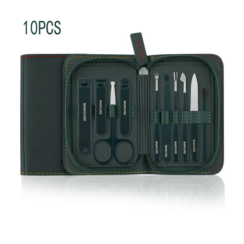 product factory hot sale manicure set personal care nail clipper kit 9 pcs manicure set-1