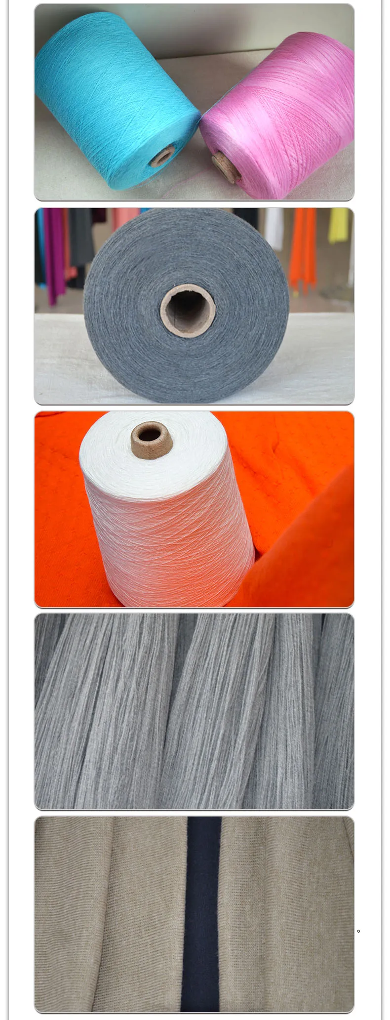 Factory wholesale 28NM/2 32NM/2  dyed acrylic cashmere like yarn  for sweater knitting shandong hengtai factory yarn