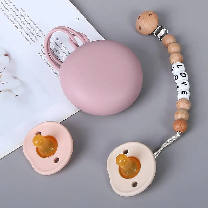 Sensory Wooden Kids Chewable Sensory Toys Cute Bear Teether Silicone