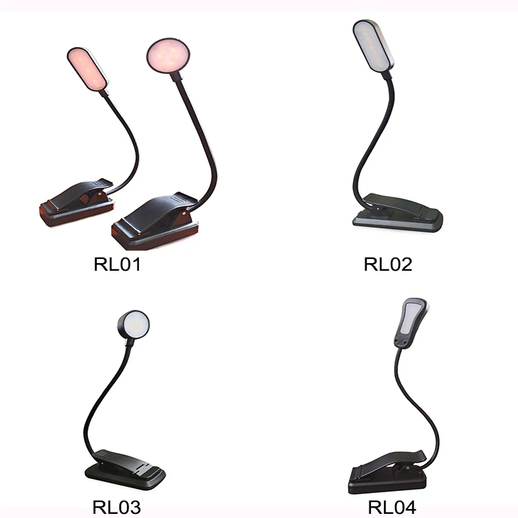 Mini Night Light Rechargeable USB LED Book Light Extra Bright Easy Clip On Reading Light With 3 Brightness Settings