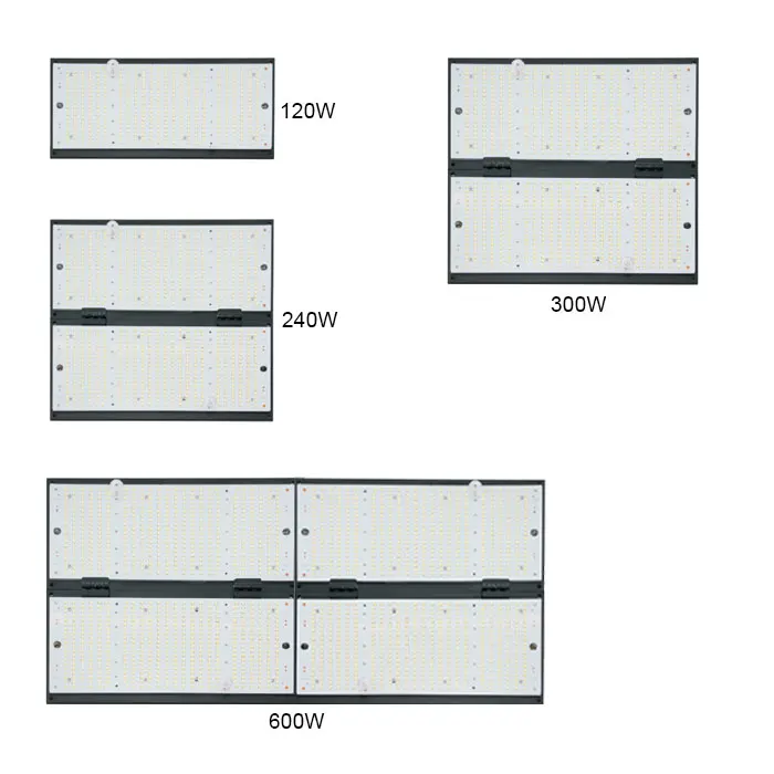 led quantum board grow light ip65 5years warranty full spectrum 120w 240w 300w 600w Foldable led grow light