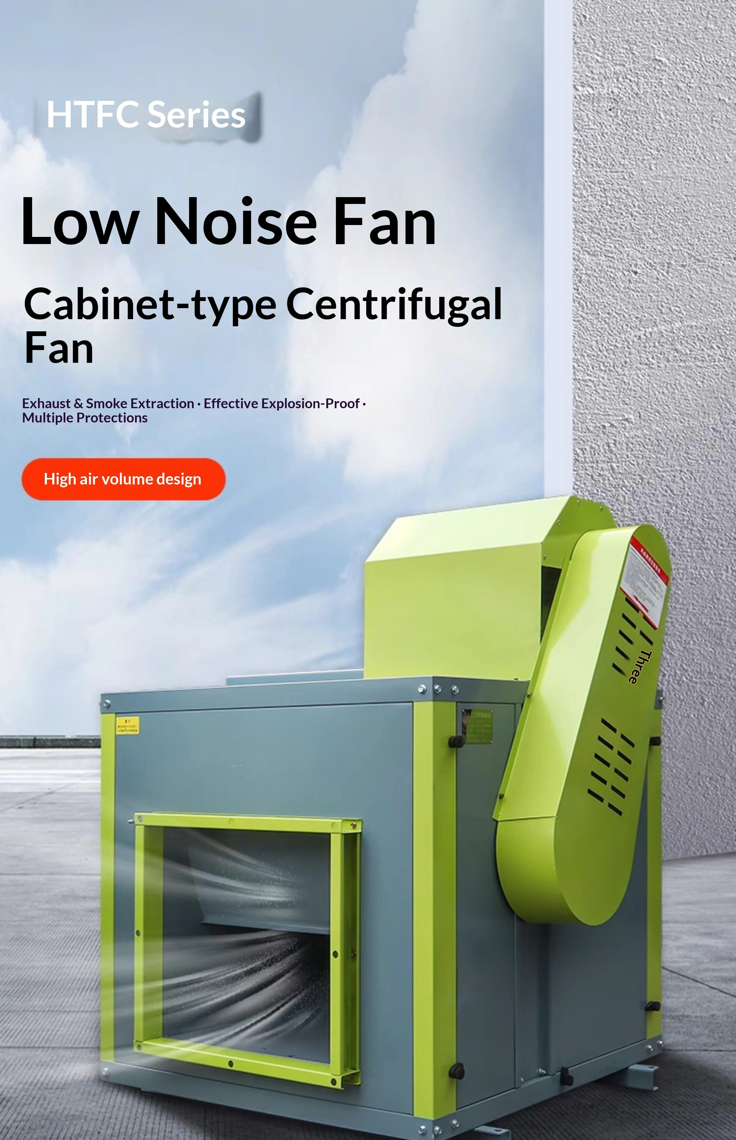 Centrifugal Fan, 380V, Battery Powered - detail 2