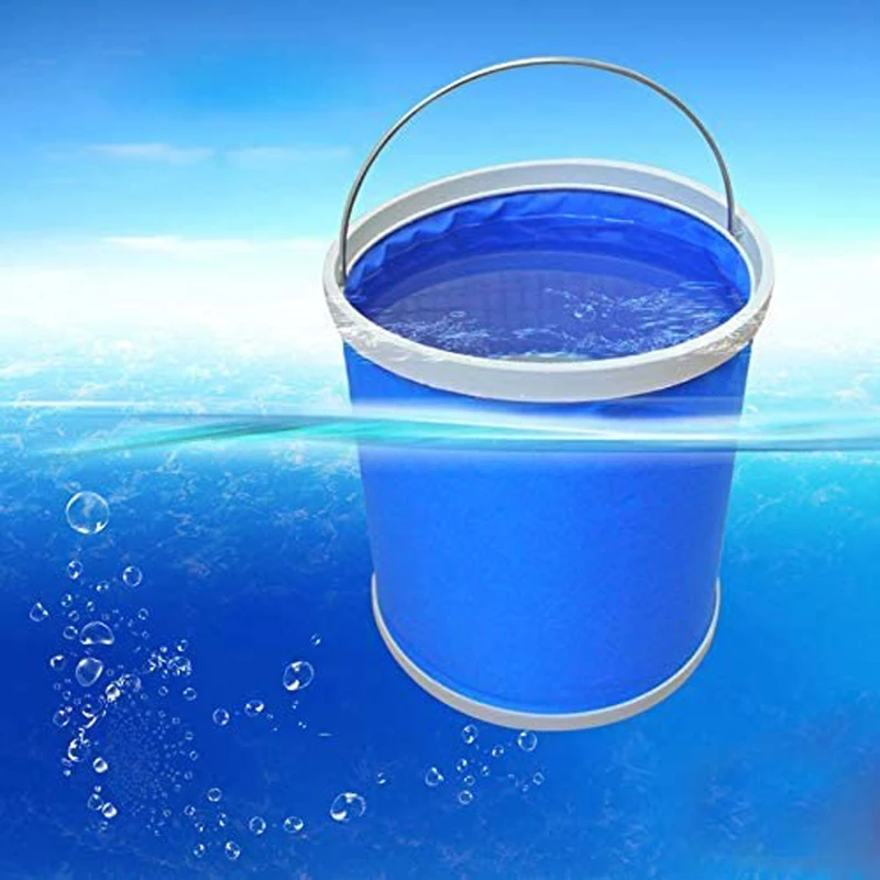 可折叠水桶,带防水织物的耐用弹出式水桶 - buy folding water bucket