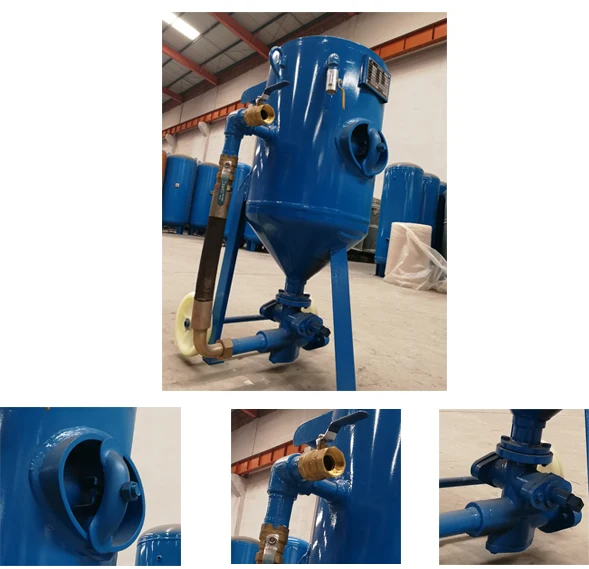 Portable Dry Sand Blasting Machine With Air Compressor Sandblaster For
