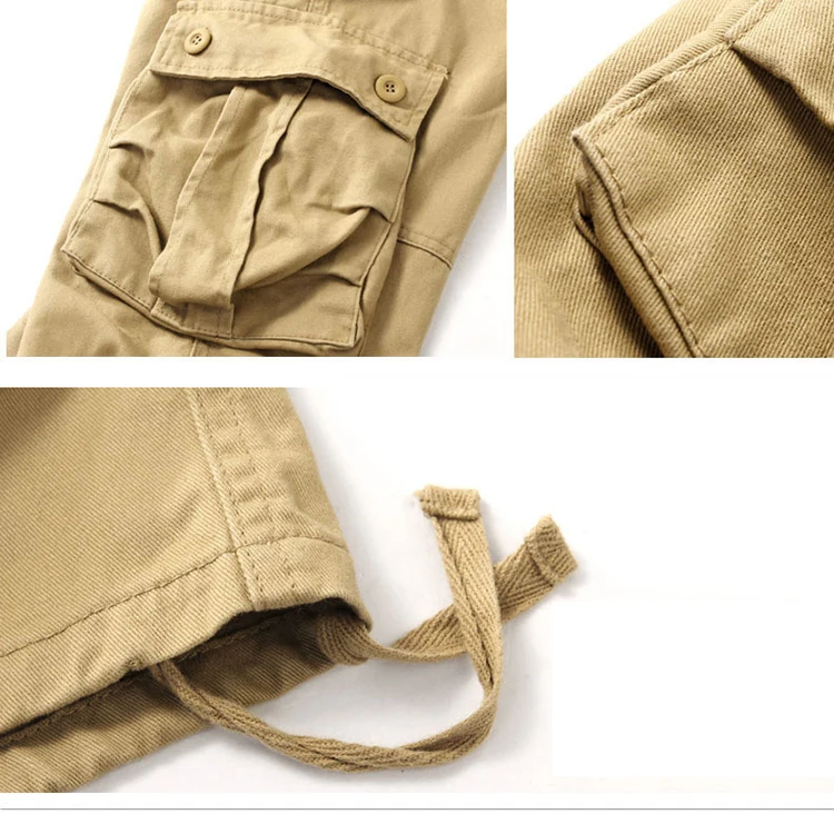 Men's Camouflage Cotton Canvas Military Tactical Pants Army Fans Combat ...