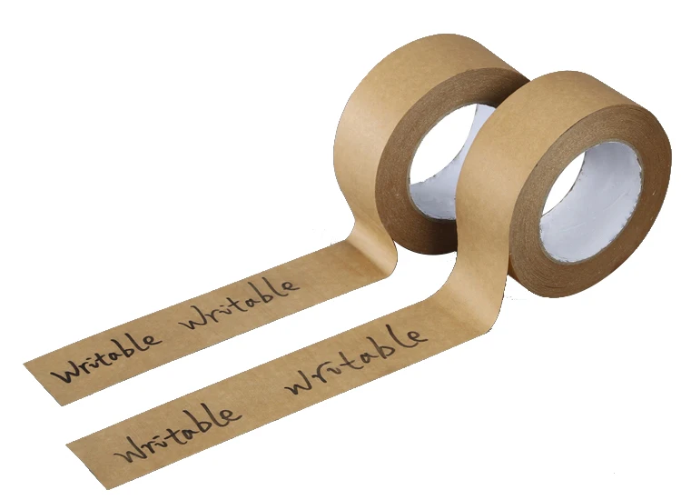 Writable kraft paper tape packing sealing adhesive tape kraft paper gummed tape