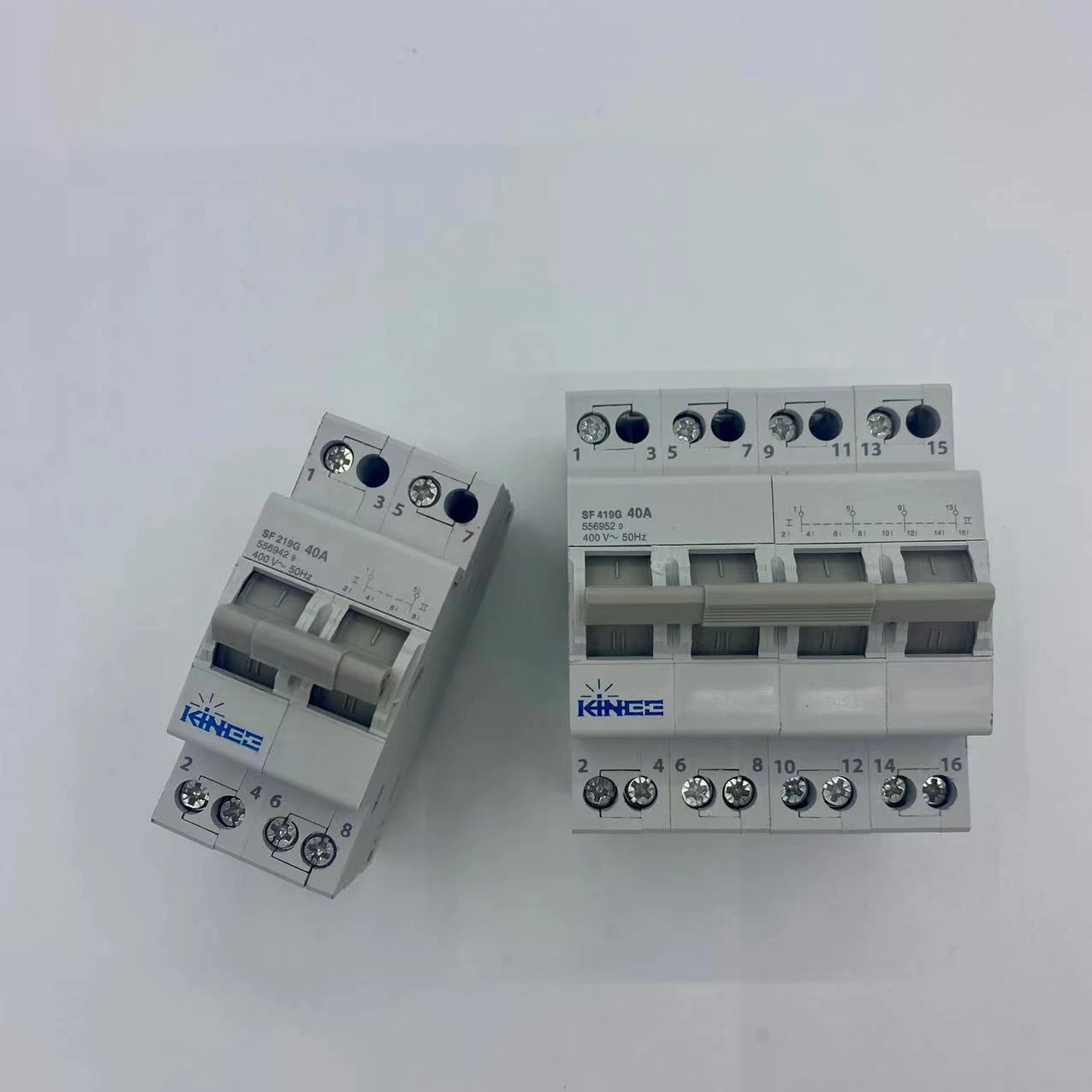 Kinee Din Mount Changeover Switch 1p 2p 3p 4p 40a 63a Onoffon Din