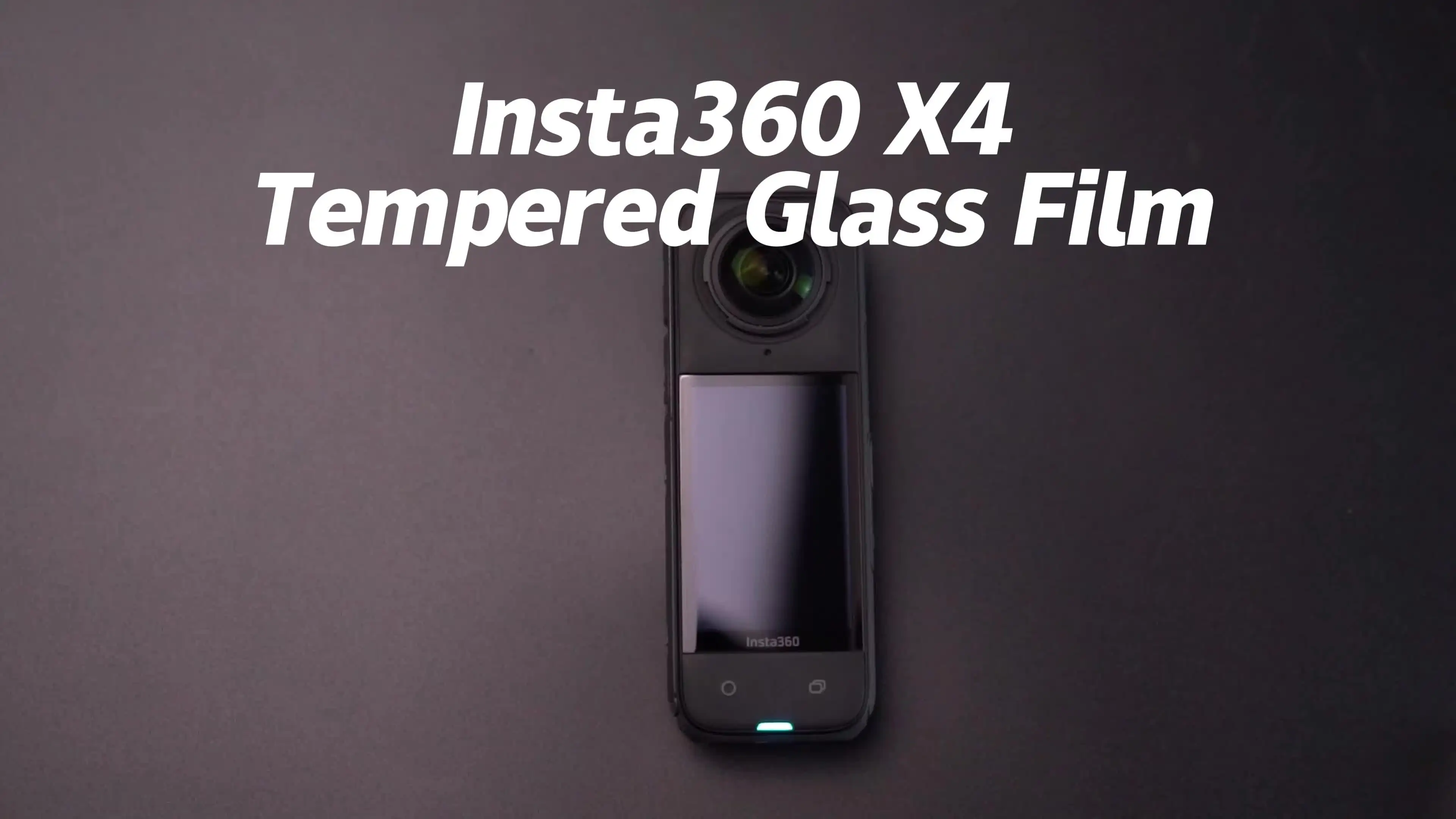 Protection D'écran Verre Trempé Pour Insta360 X4 Air - Lot De 3 Films, Ultra HD, Dureté 9H, Anti-rayures