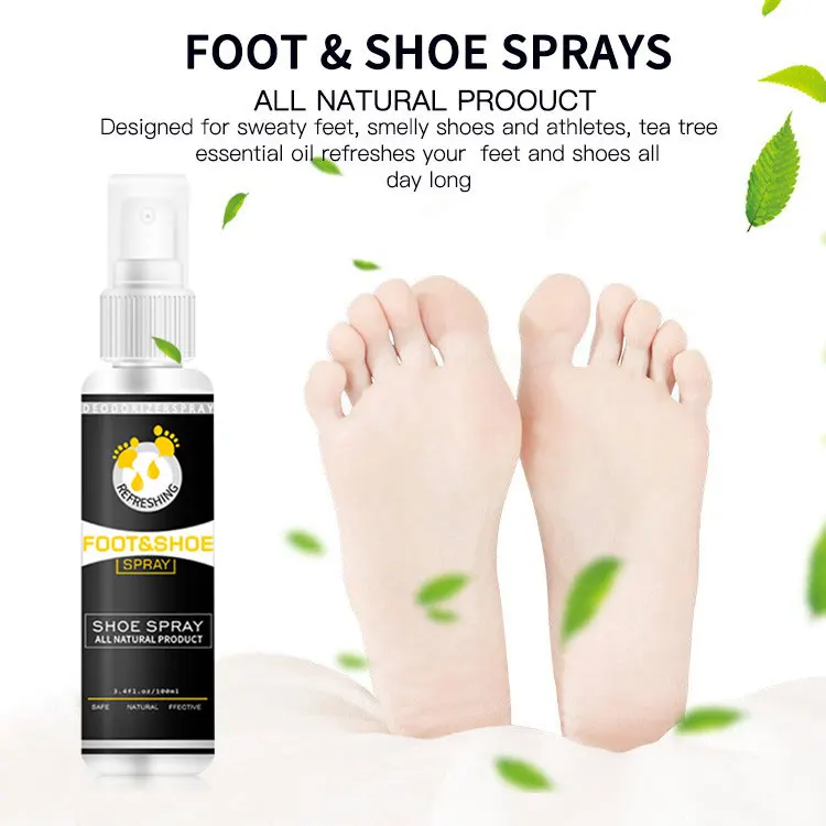 Natural formula Sportz Shoe Deodorizer and Foot Spray for Athletes Foot