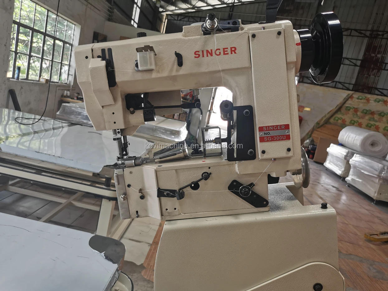Singer Head Mattress Making Equipment Mattress Tape Edge Overlock