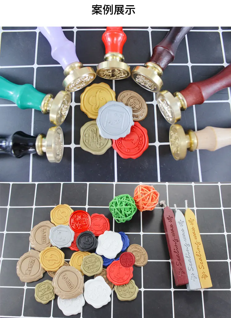 High Quality Flexible Red Wax Seal Stickers/custom Logo Self Adhesive Wax Seal Sticker For