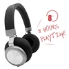 OEM Custom Logo New Model Stereo Over-ear Bluetooth Headset Wireless And Wired Headphone With Mic