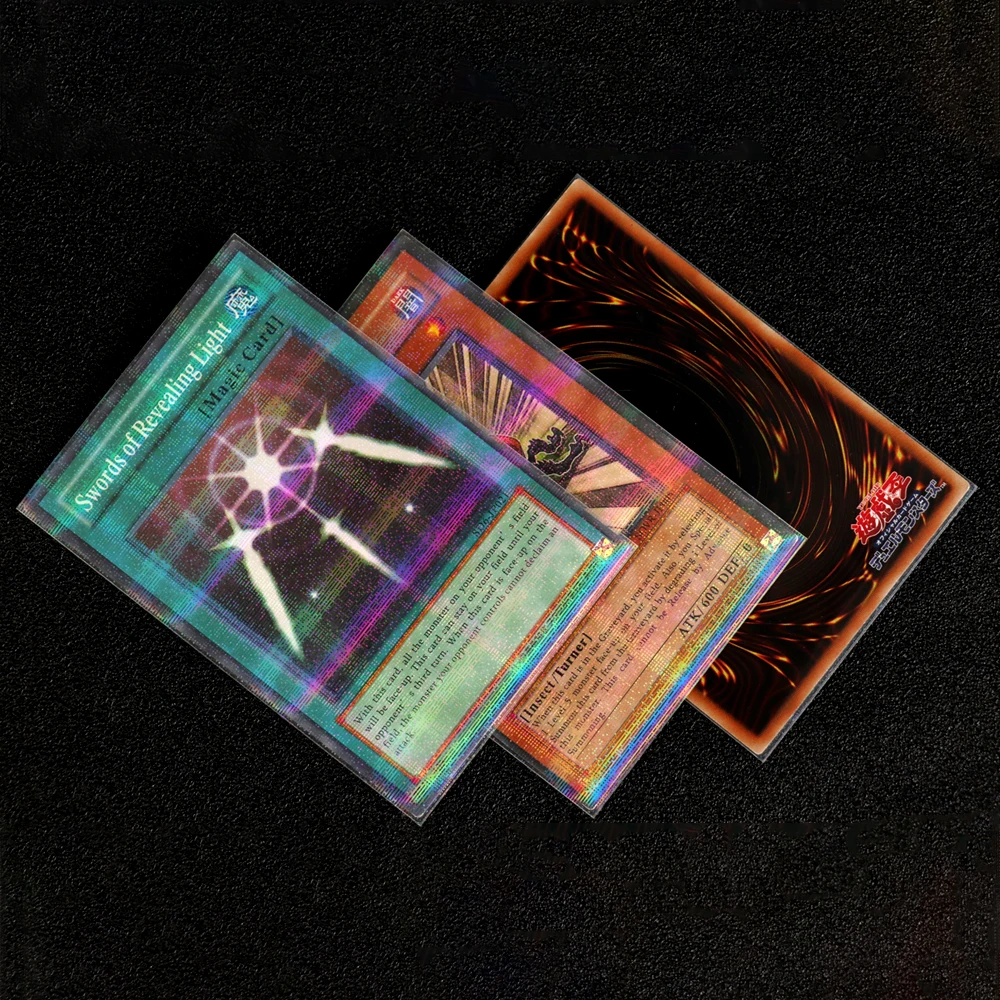 600pcs Double Clear Prismatic Hologram Card Sleeves,Holographic Card