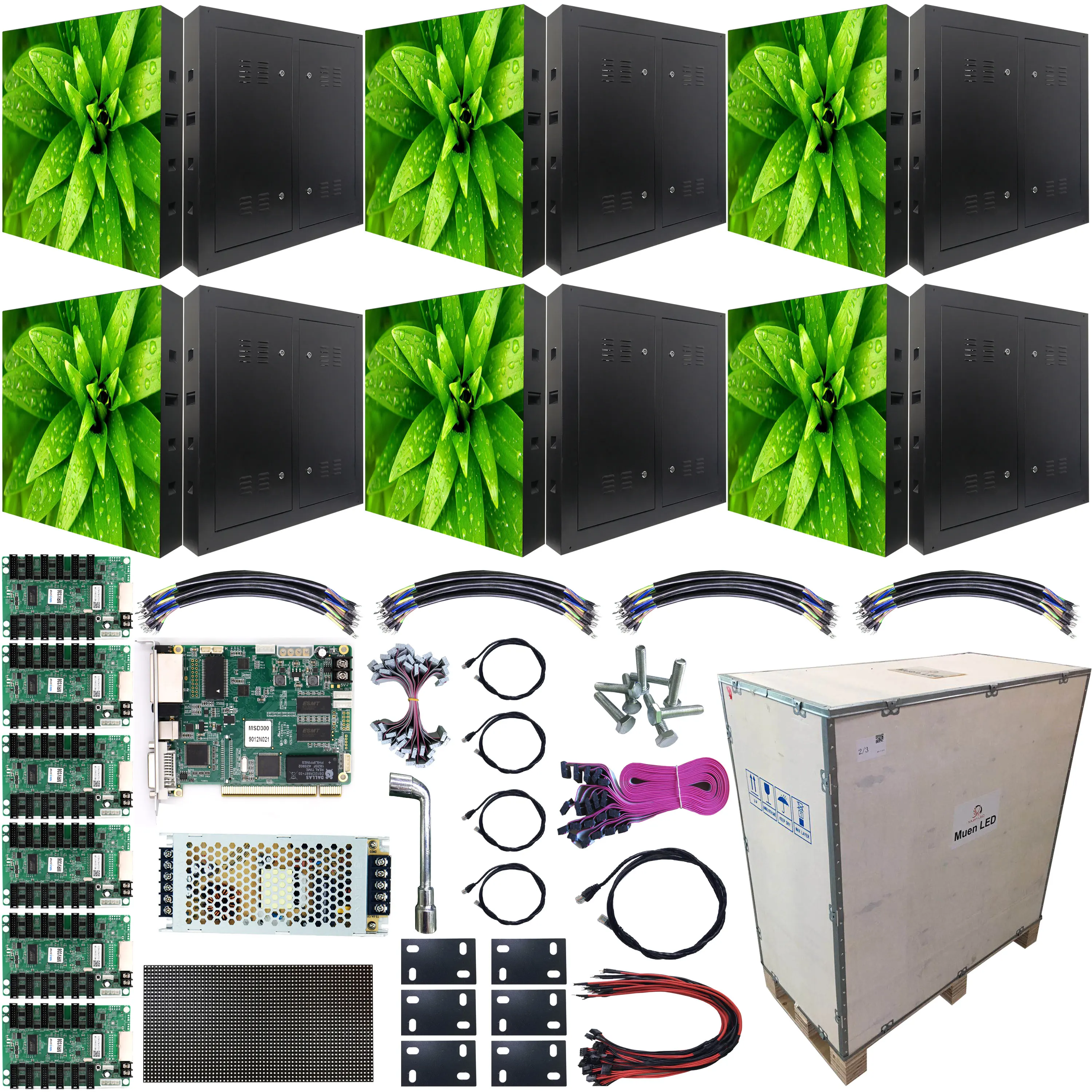 FCC SMD Outdoor LED Advertising Panel Digital Signage SMD3535 AC110V