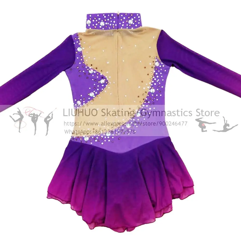 Details about   Figure Skating Dress Women's Girls' Ice Competition Rhythmic Gymnastics White 