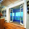 Heavy duty high insulation grade full view thermal break aluminum bi folding doors