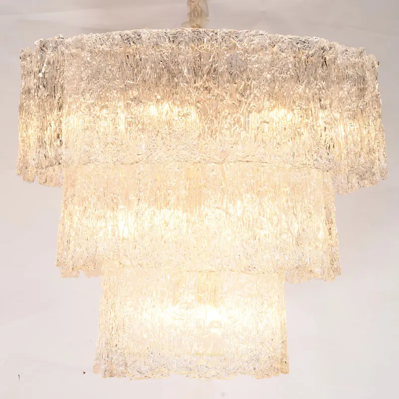 Chinese Style Pendant Light Indoor Crystal Baccarat Chandelier