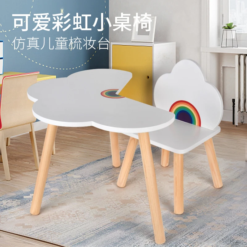 Kids' Table And Chair 2024 The Latest Design For Children's Natural