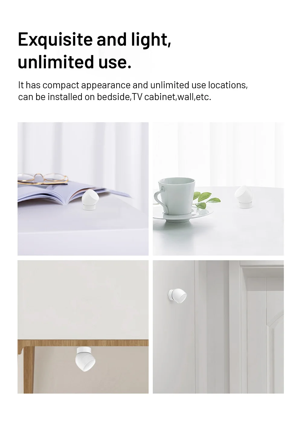 Smart Home Solution Zigbee PIR Sensor Infrared Motion Sensor with Gateway Automatic - ANKUX.COM