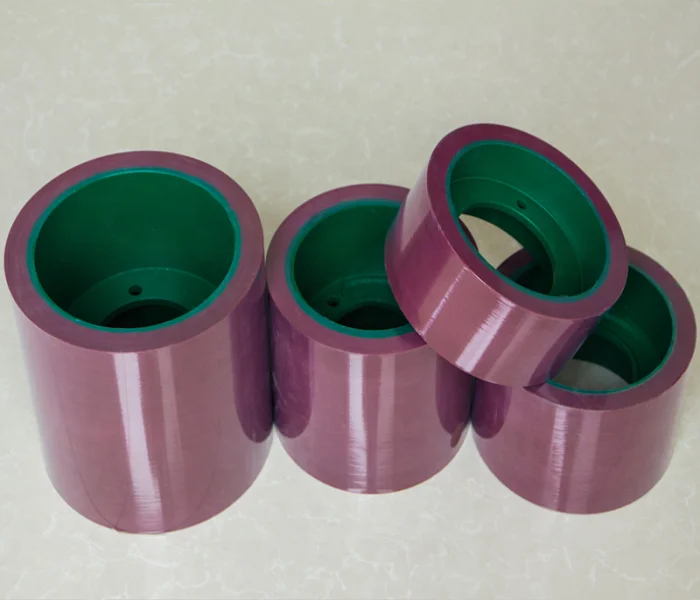Sbr / Nbr Rice Huller Rubber Rollers For Rice Mill Machine Rice Rollers On Iron / Aluminium Cast